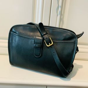 Vtg Coach 90's Brighton 9895 green forest Leather bag